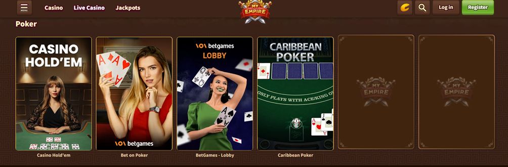 poker live dealers casino